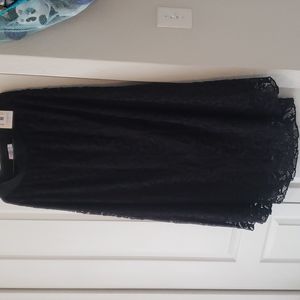 NWT Black Lace Lularoe Lucy skirt